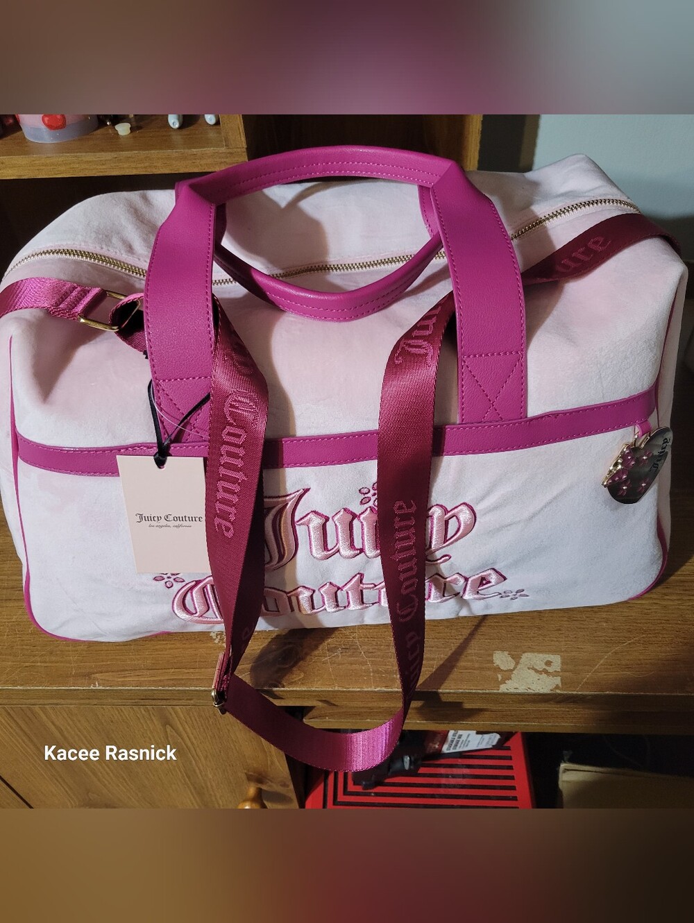 Juicy Couture Flamingo Juicy In The Sky Weekender Bag. Nwt